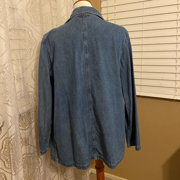 Long Denim Coat 💙 - Picture 2 of 3